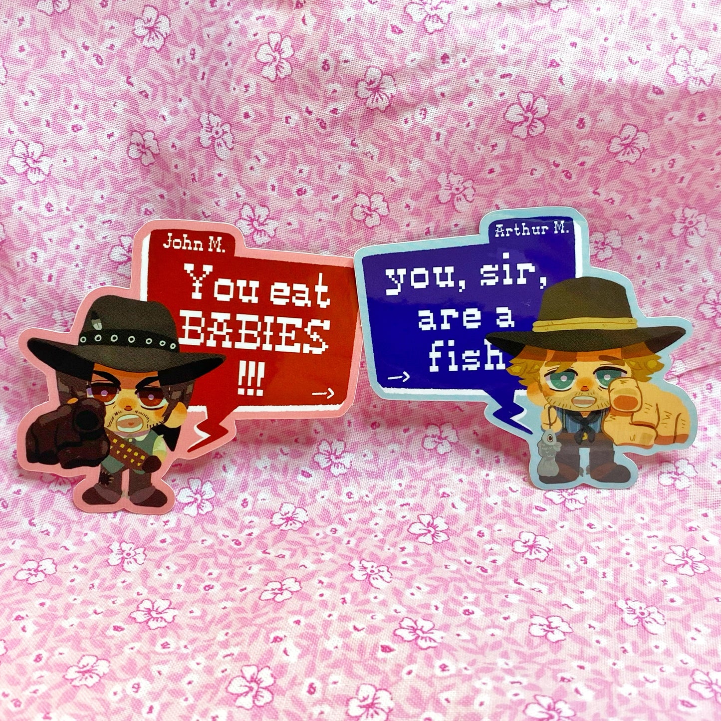 John Marston & Arthur Morgan Vinyl Sticker