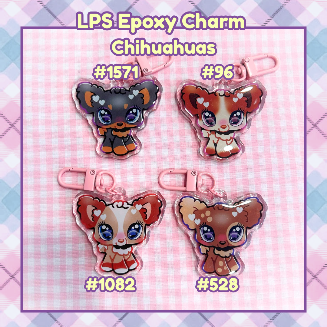 Crispiest Pet Shop LPS Epoxy Charms