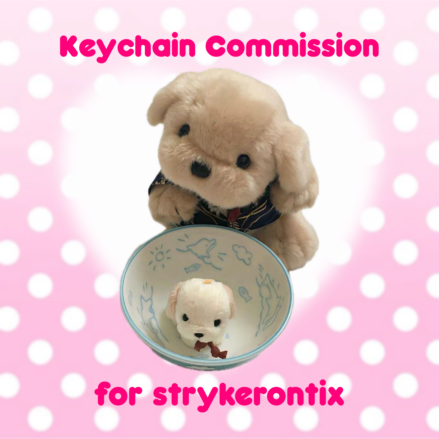 Epoxy Keychain Commission for strykerontix