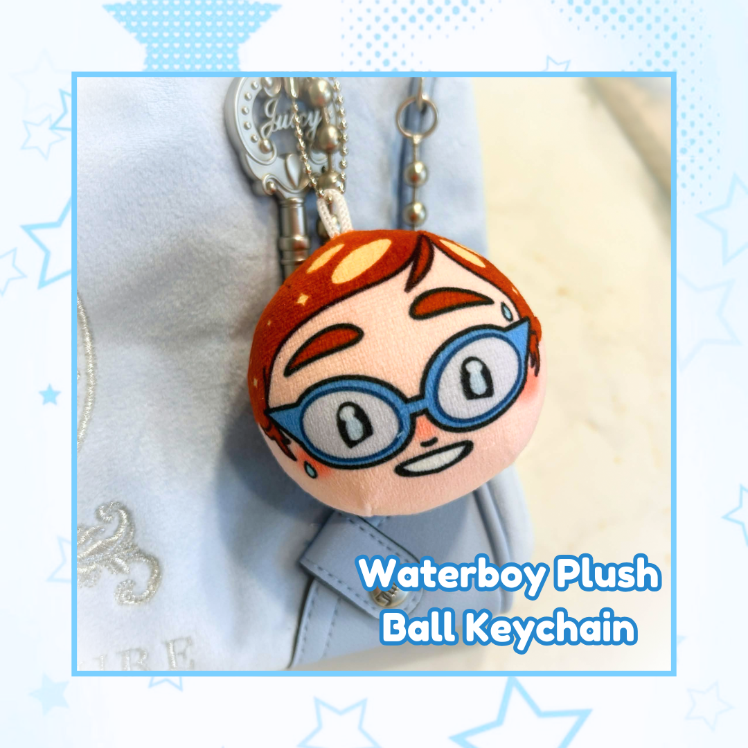 Waterboy Plush Ball Keychain