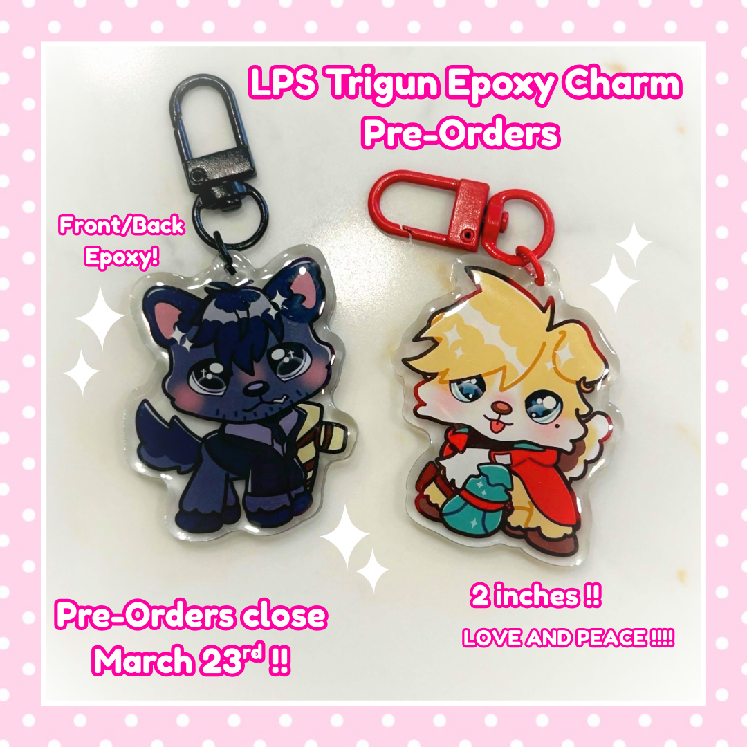 PRE-ORDER Trigun Stampede Epoxy Charms