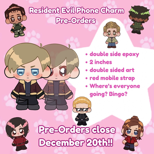 PRE-ORDER ! Resident Evil 2 inch epoxy charms