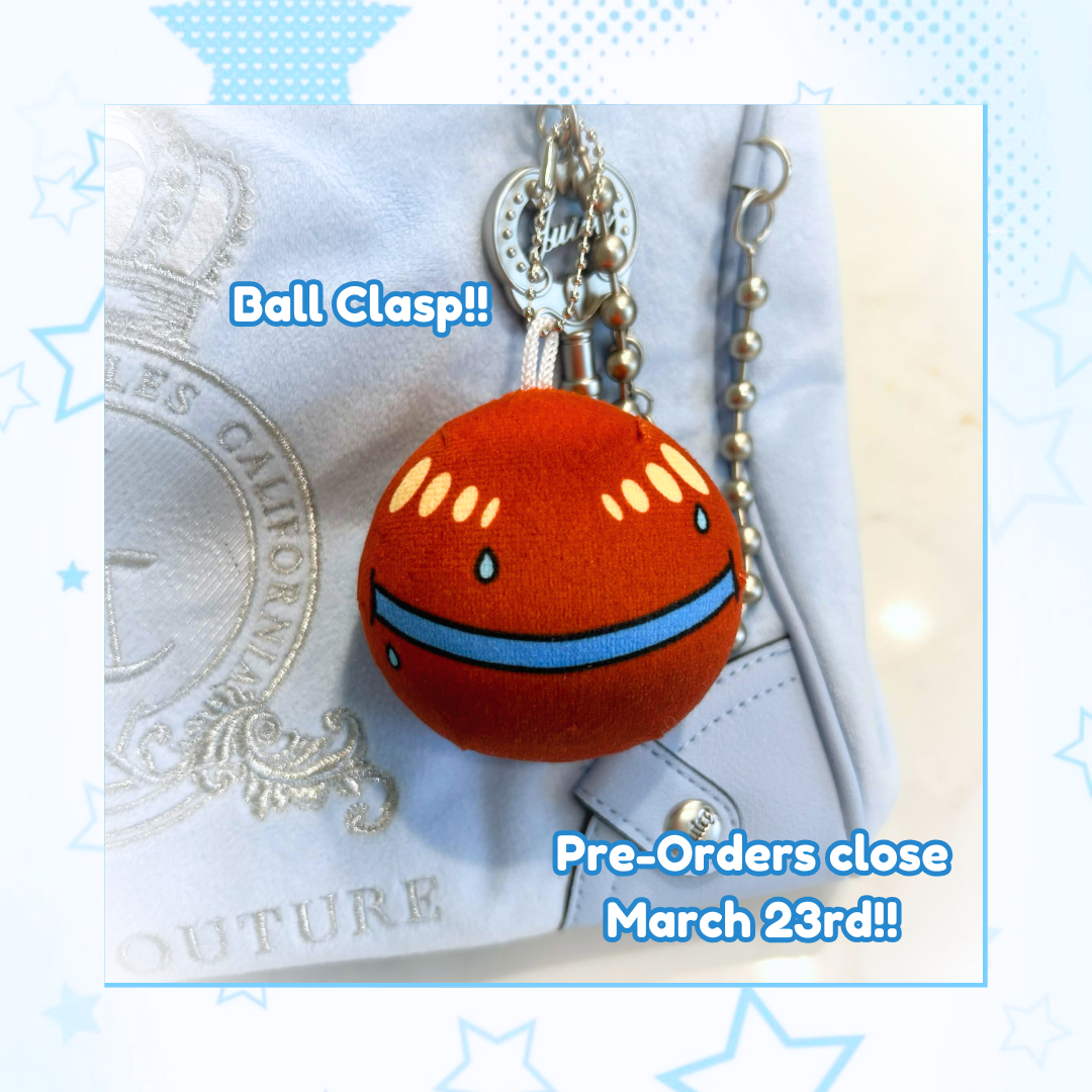 PRE-ORDER Waterboy Plush Ball Keychain