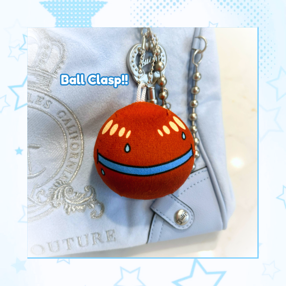 Waterboy Plush Ball Keychain