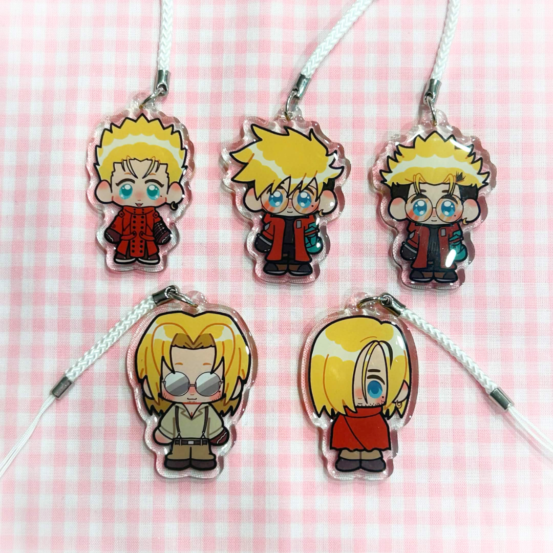 Trigun Epoxy Phone Charms