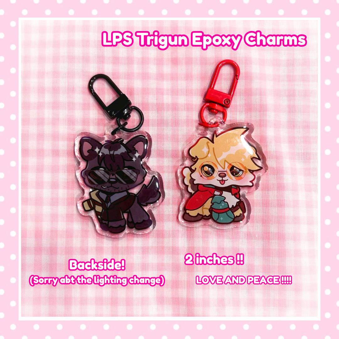 Trigun Stampede Puppy Epoxy Charms