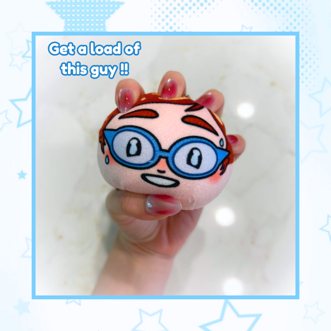 Waterboy Plush Ball Keychain