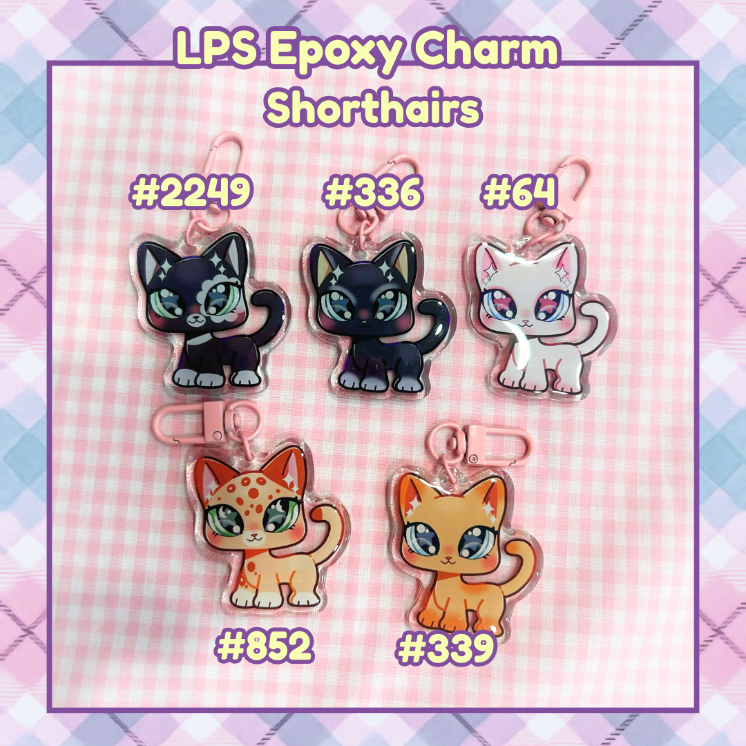 Crispiest Pet Shop LPS Epoxy Charms
