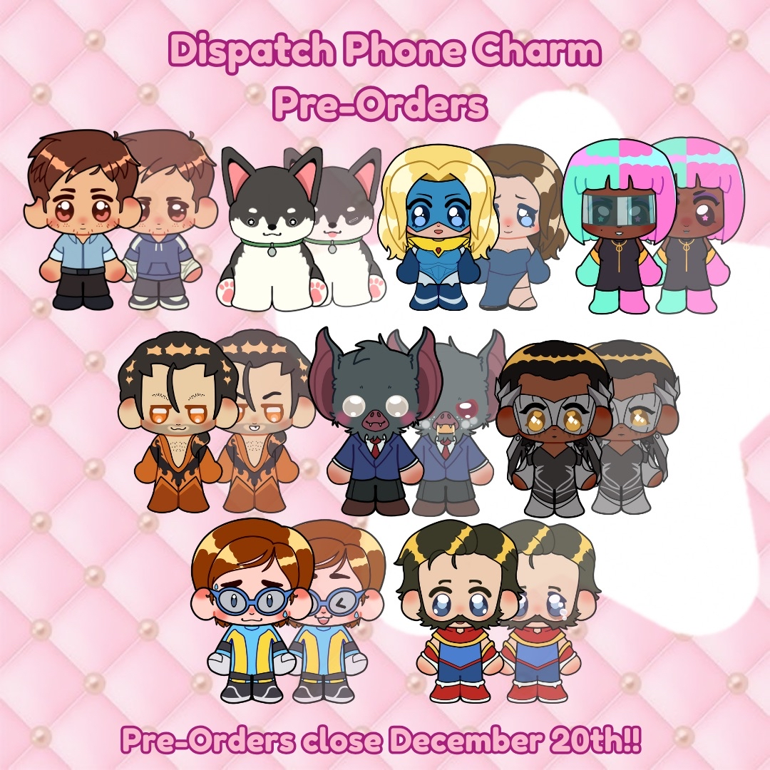 PRE-ORDER! Dispatch 2 inch Epoxy Charms