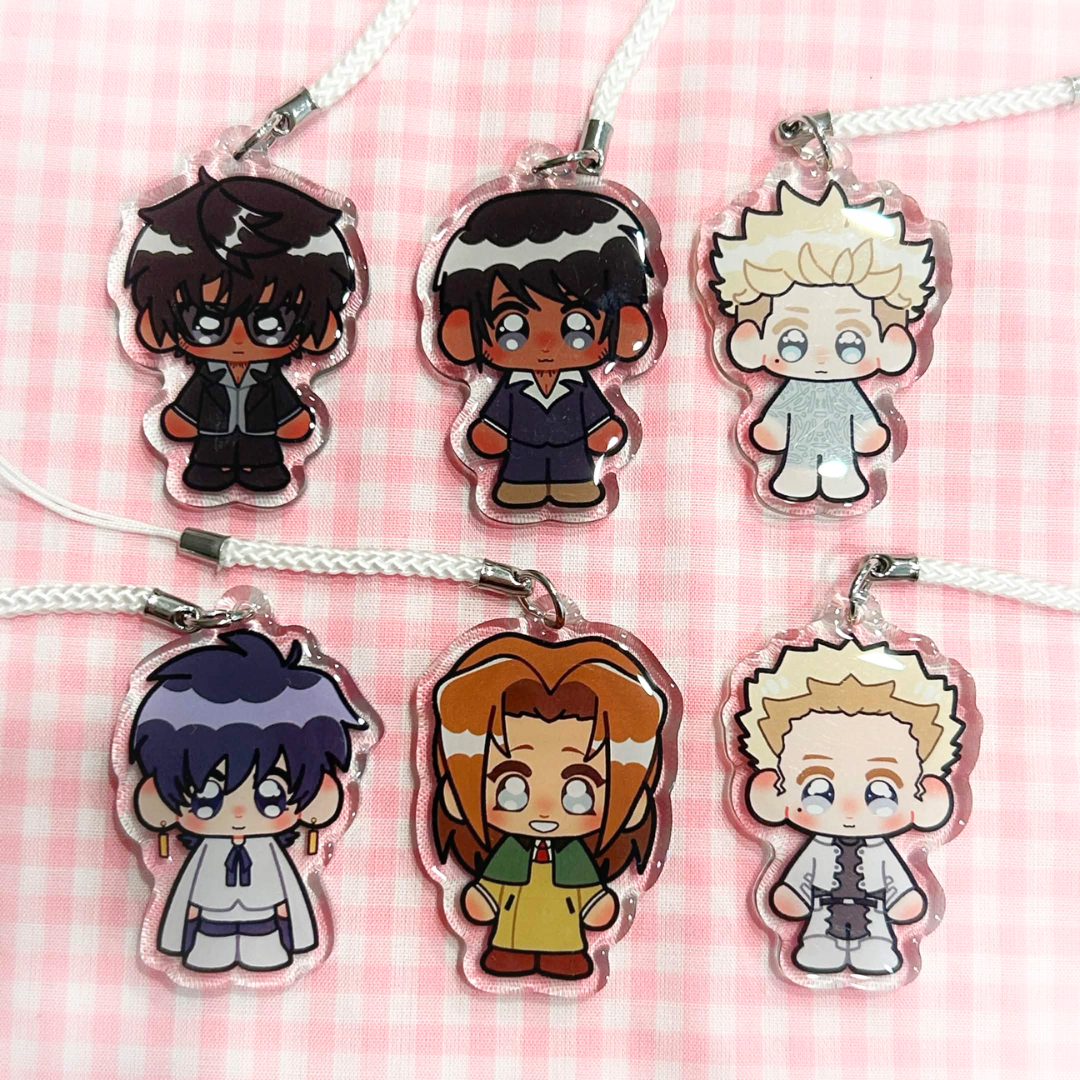 Trigun Epoxy Phone Charms