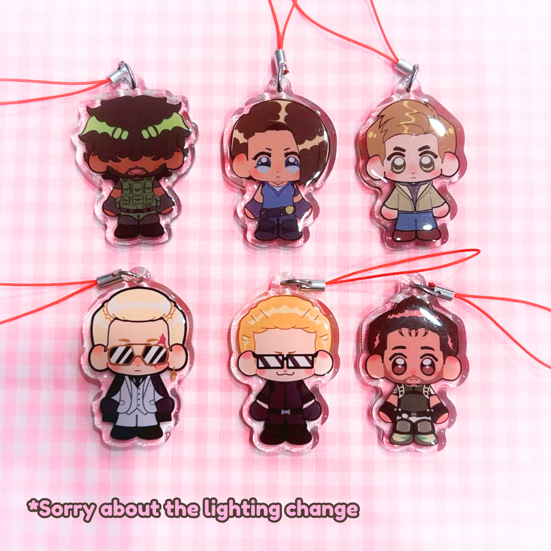 Resident Evil 2 inch epoxy charms