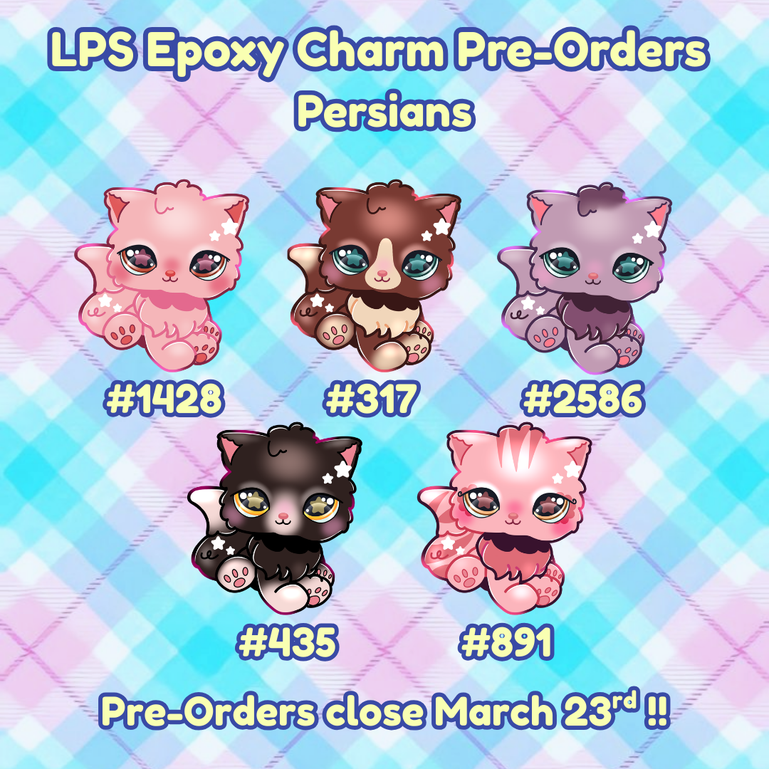 PRE-ORDER LPS Epoxy Charms