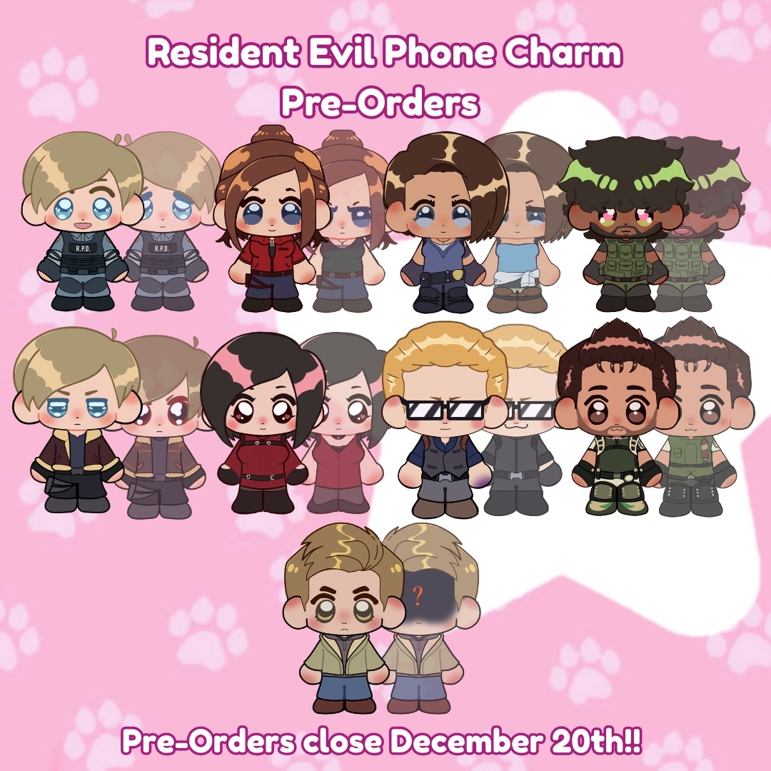 PRE-ORDER ! Resident Evil 2 inch epoxy charms