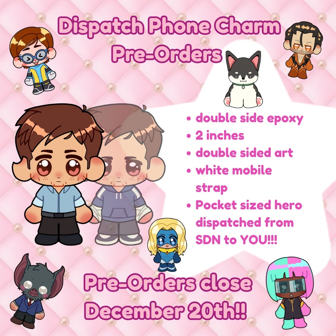 PRE-ORDER! Dispatch 2 inch Epoxy Charms