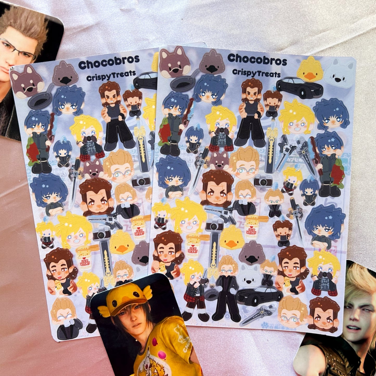 Chocobros FFXV Deco Sticker Sheet