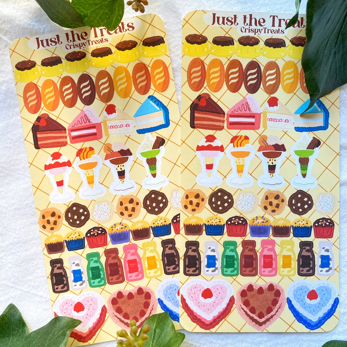 Just the Treats Pastry Stickers