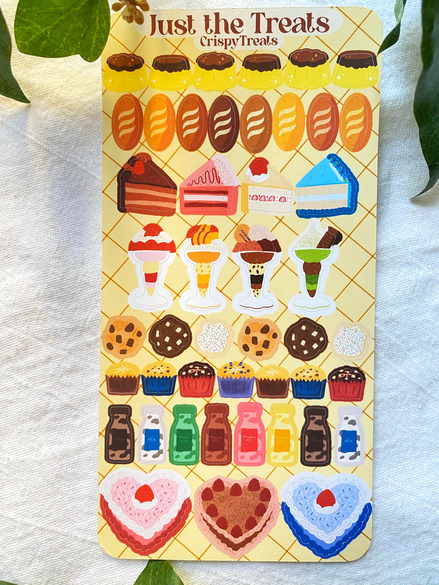 Just the Treats Pastry Stickers