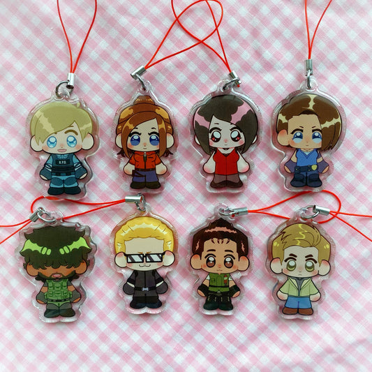Resident Evil 2 inch epoxy charms