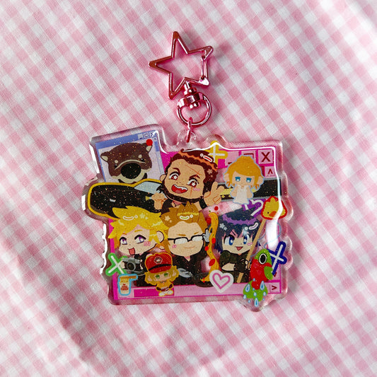 FFXV Boy Band Epoxy Charm