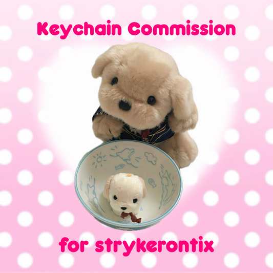 Epoxy Keychain Commission for strykerontix