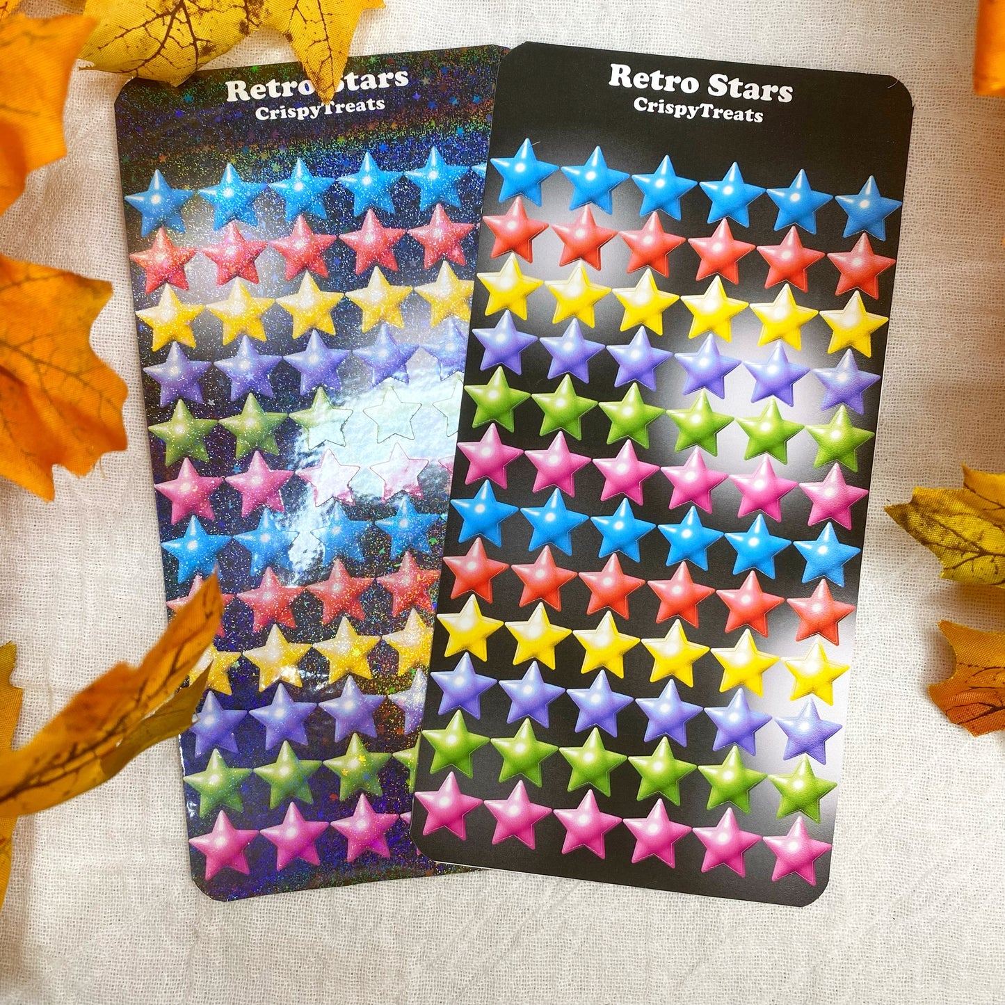 Retro Stars Sticker Sheet