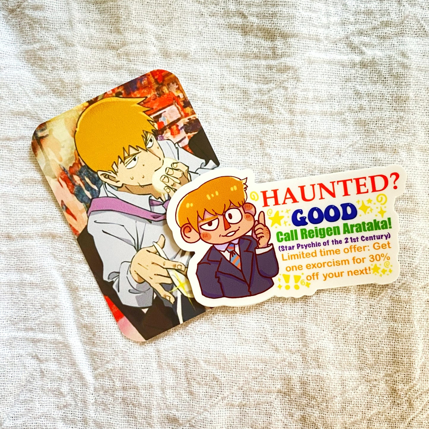 Reigen Arataka Vinyl Sticker