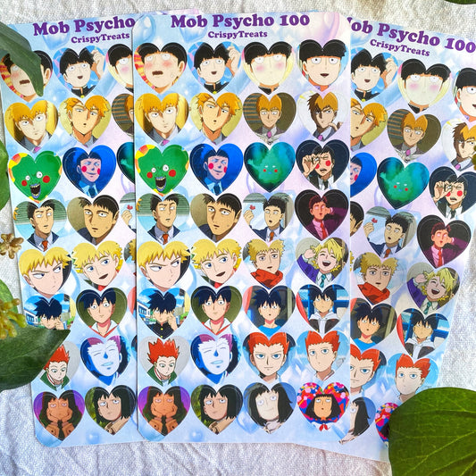 Mob Psycho 100 Icon Stickers