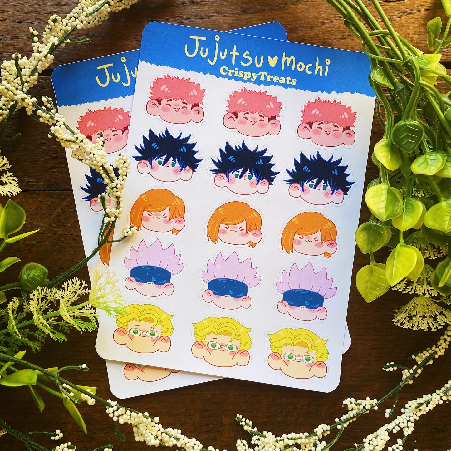 Jujutsu Mochi Jujutsu Kaisen Sticker Sheet